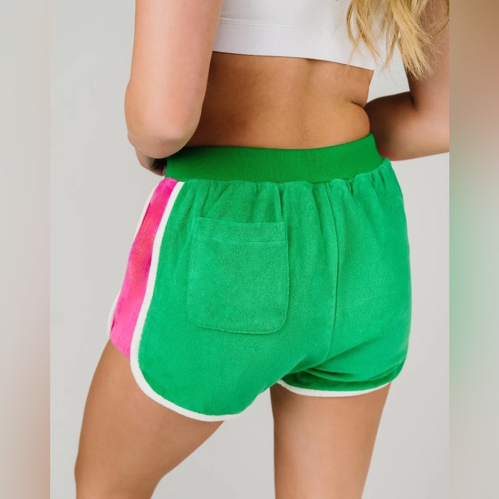 NWT Zyia Green Cabana Shorts - Picture 6 of 10